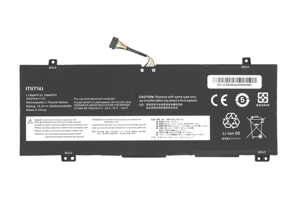 Bateria do laptopa Lenovo IdeaPad S540 15.4 V 3600 mAh - obrazek 3