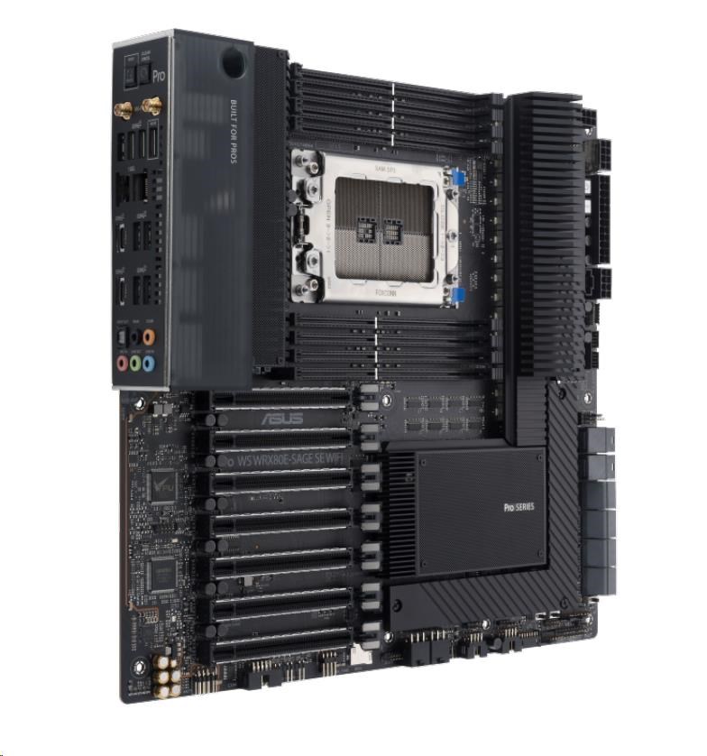 Płyta Socket WRX80 Asus Pro WS WRX80E-SAGE SE WIFI - obrazek 4