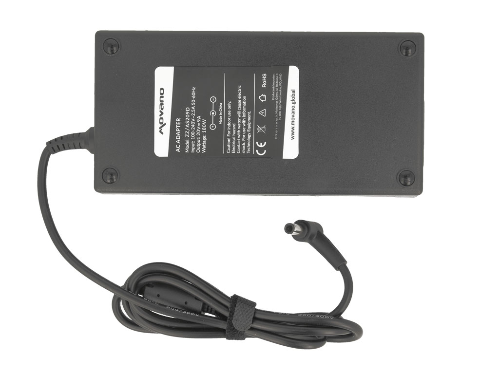 Zasilacz sieciowy do laptopa Asus 20V 180W 6,0x3,7mm - obrazek 2