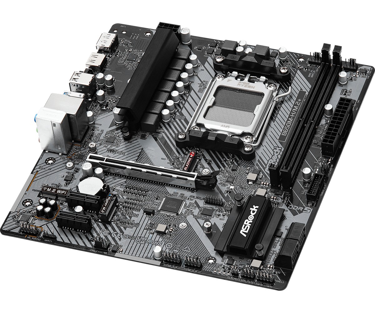 Płyta Socket AM5 ASRock B650M-H/M.2+ - obrazek 3
