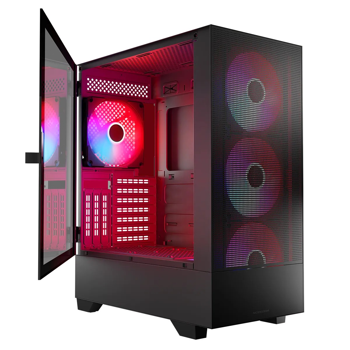 Obudowa Modecom Siroco Flow ARGB Czarna - obrazek 4