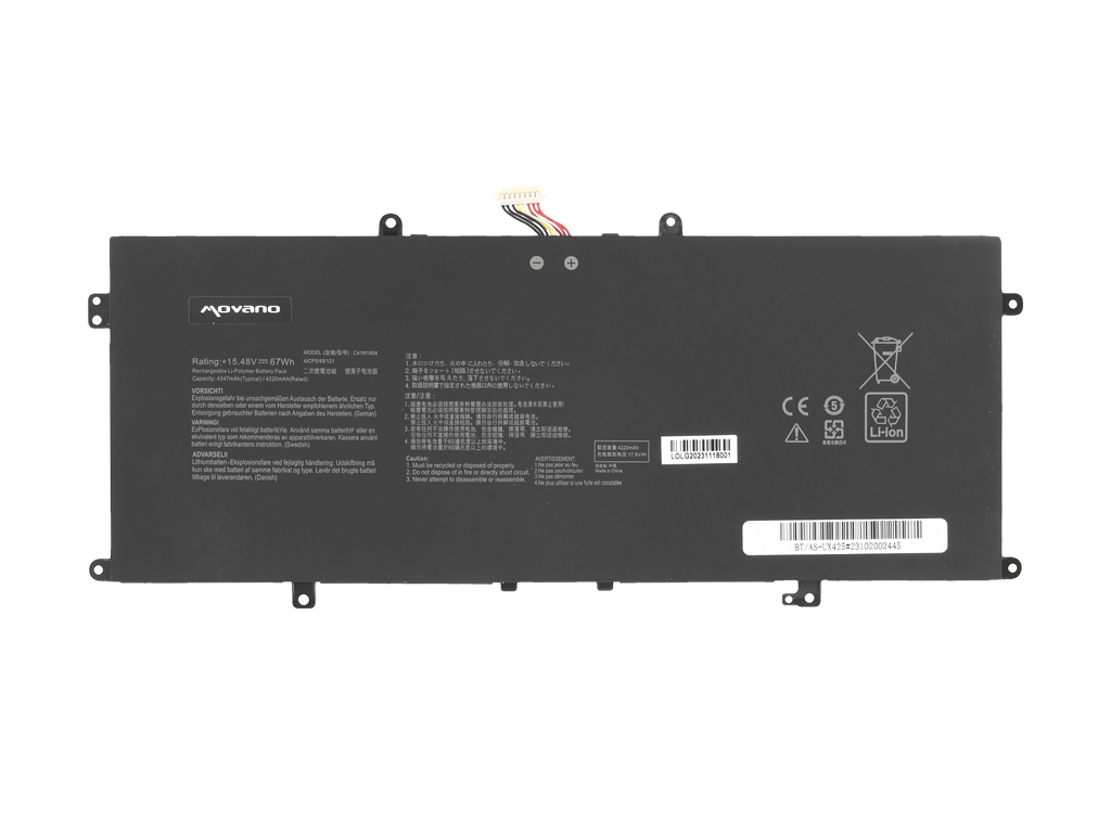 Bateria do laptopa Asus Zenbook UX325EA; UX425EA 15.48 V 4347 mAh - obrazek 3
