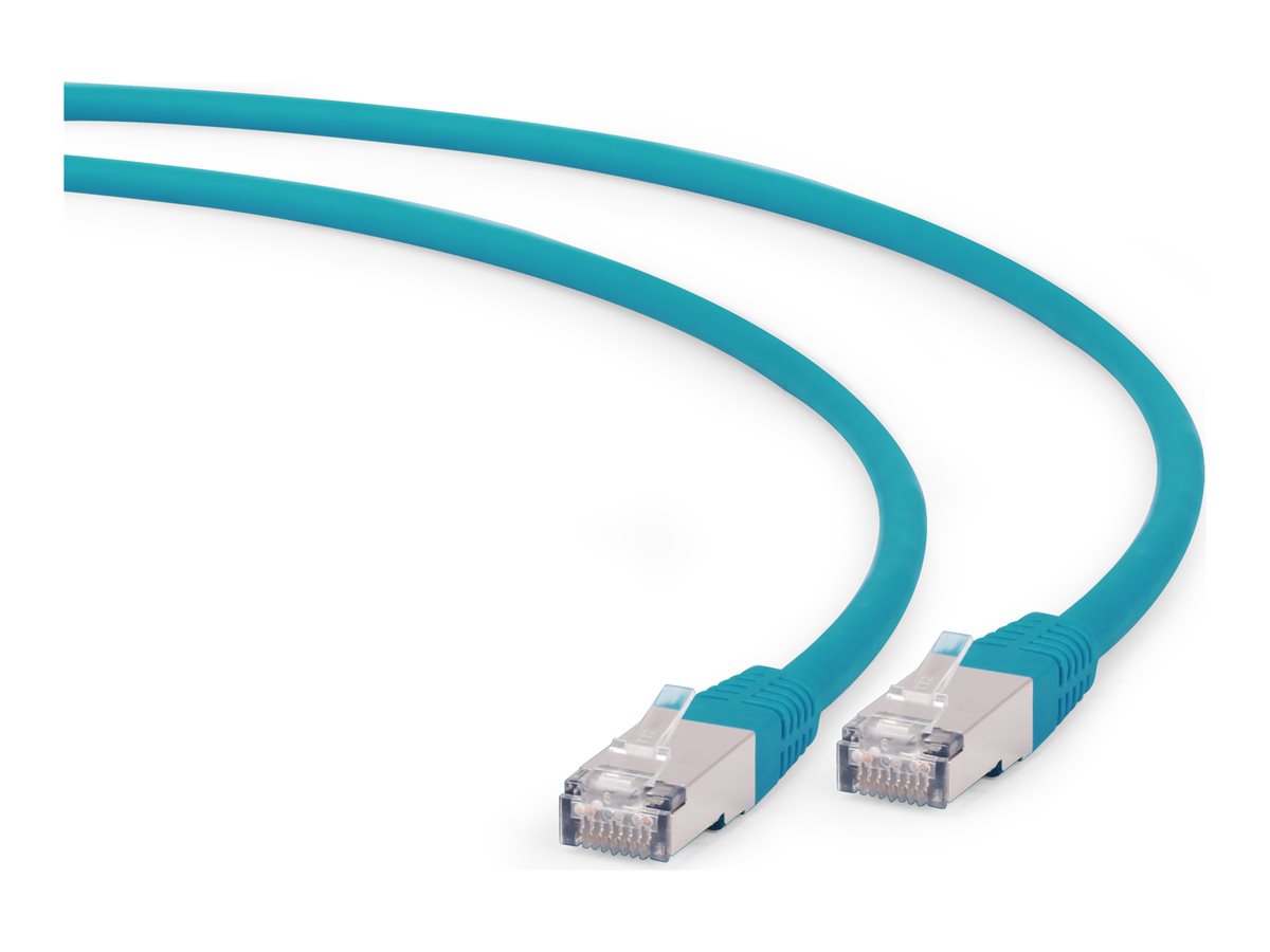 Kabel RJ45/RJ45 0.5 m Patchcord Kategoria 6a Zielony Gembird S/FTP