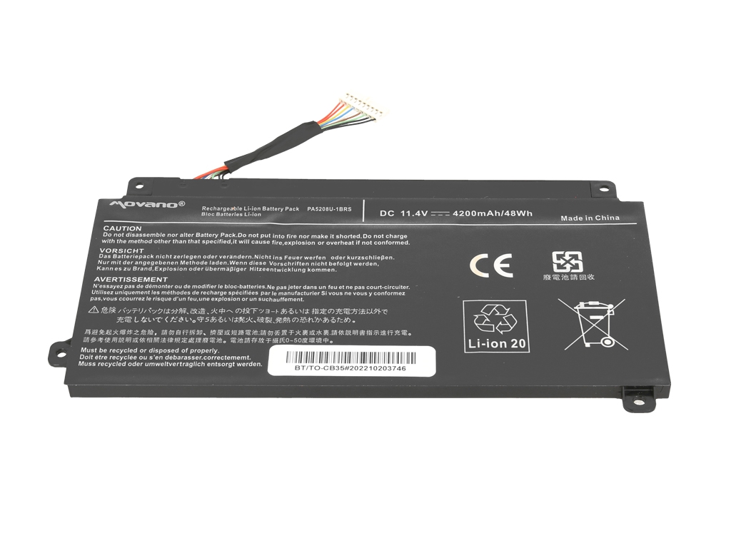 Bateria do laptopa Toshiba L40W, L55W; P50W, P55W 11.4 V 4200 mAh - obrazek 4