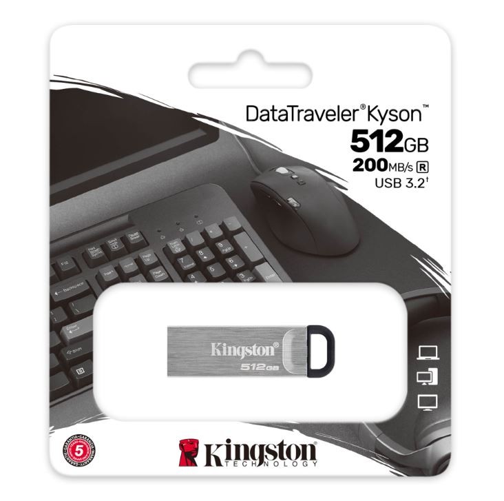 Flashdrive 512GB USB 3.2 Kingston DataTraveler Kyson - obrazek 3