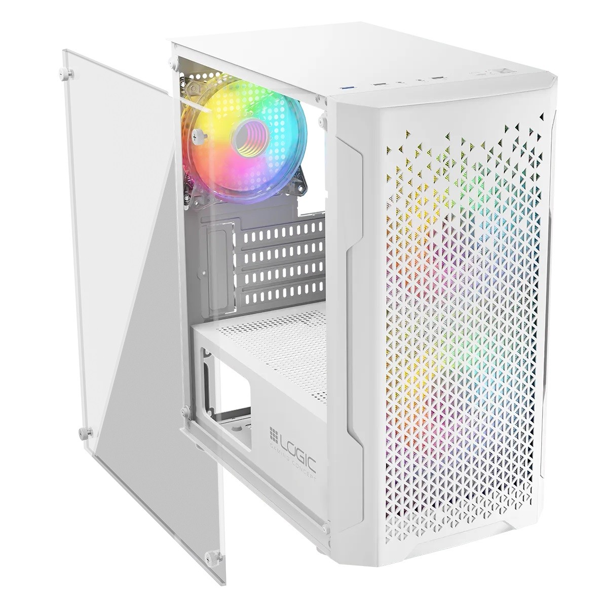 Obudowa Logic Aramis ARGB MINI Biała - obrazek 4