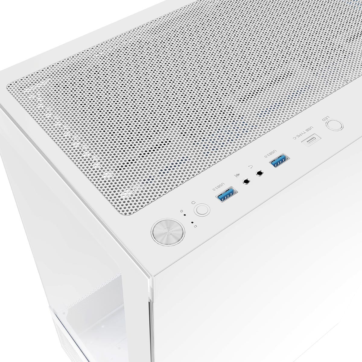 Obudowa Logic Look ARGB Biała - obrazek 3