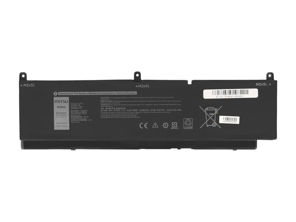 Bateria do laptopa Dell Precision 7550, 7760 11.4 V 7400 mAh - obrazek 3