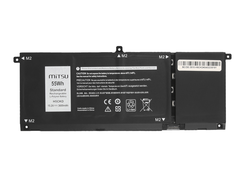 Bateria do laptopa Dell Latitude 15 (3510), Inspiron 13 (7306) 15.2 V 3600 mAh - obrazek 3
