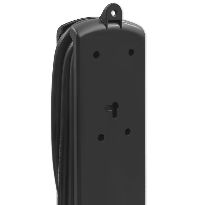 Listwa zasilająca Qoltec 6 gniazd 3.0m Czarna - obrazek 4