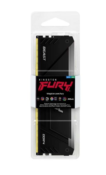 DIMM PC-3200 DDR4 16GB Kingston KF432C16BB2A/16 Fury Beast RGB - obrazek 3