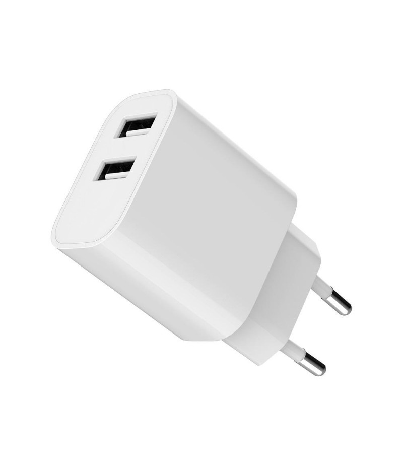 Ładowarka Sieciowa USB 5V 2.4A 2 porty Gembird Biała - obrazek 3
