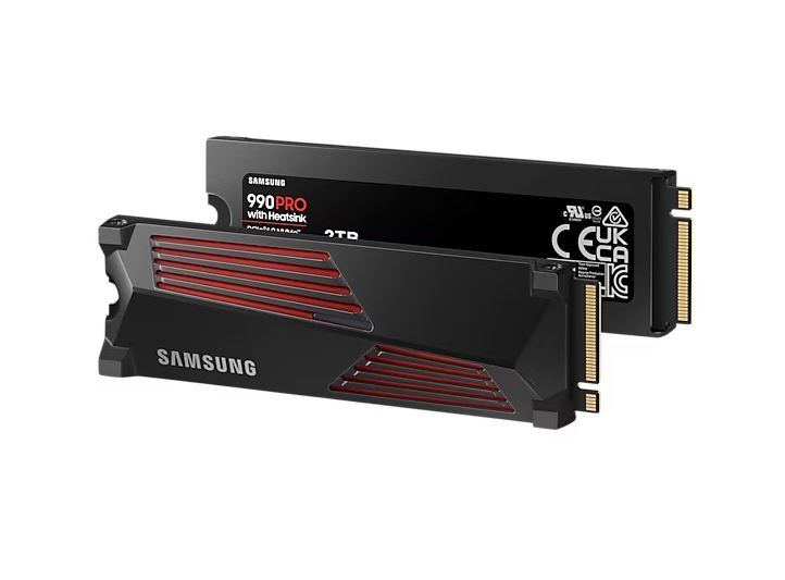 SSD M.2 NVMe PCIe Gen.4 1TB Samsung 990 PRO Heatsink - obrazek 3