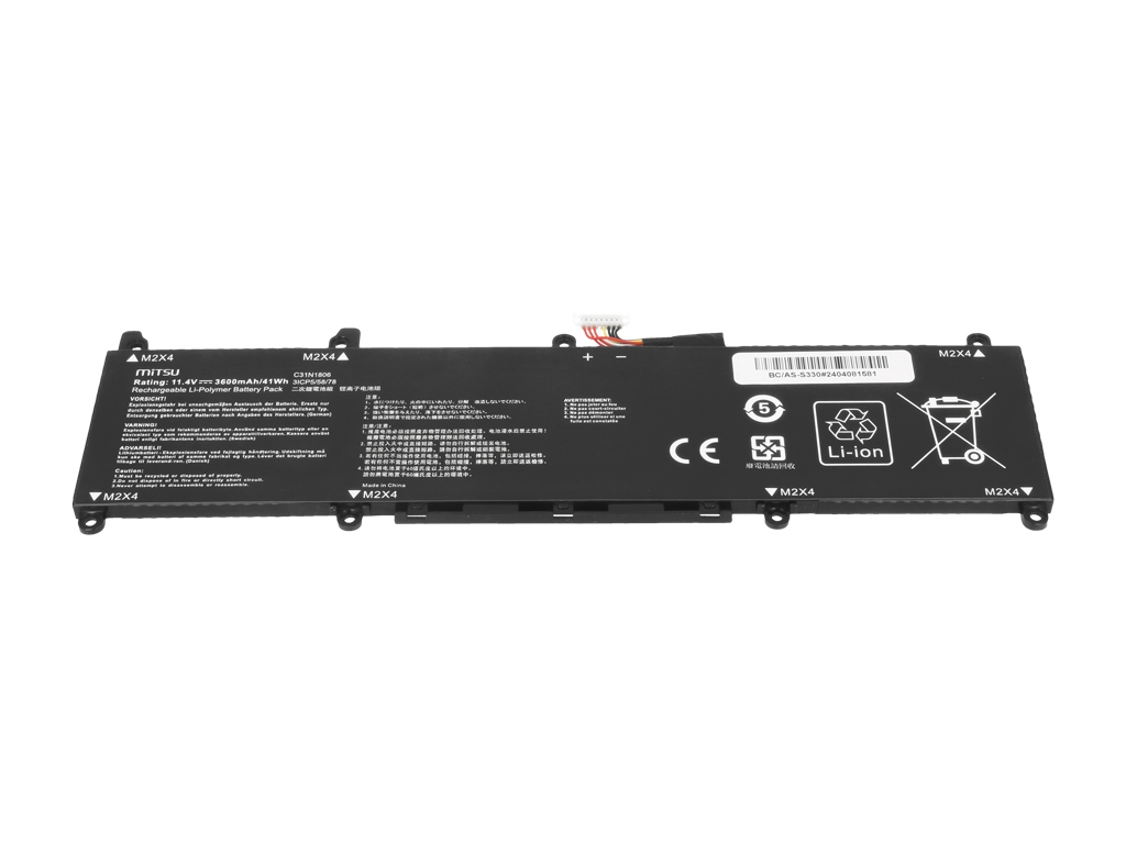 Bateria do laptopa Asus Vivobook S13 S330U, X330F, X330U 11.4V 3600mAh - obrazek 4