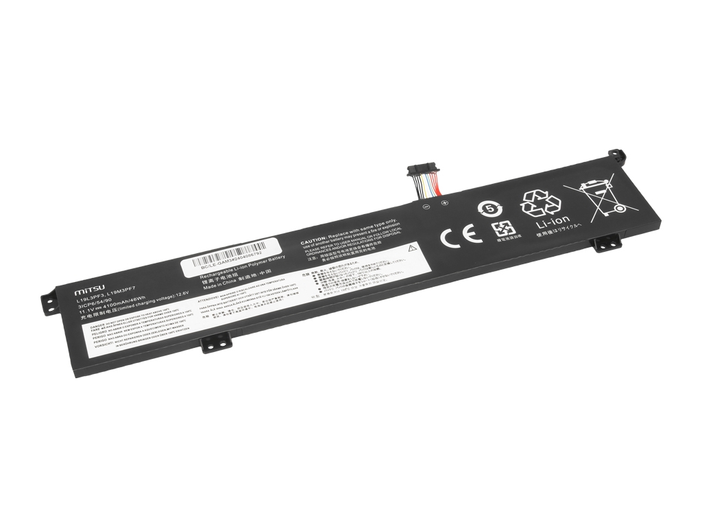 Bateria do laptopa Lenovo IdeaPad Gaming 3, Creator 5, ThinkBook 15p  11.1V  4100mAh