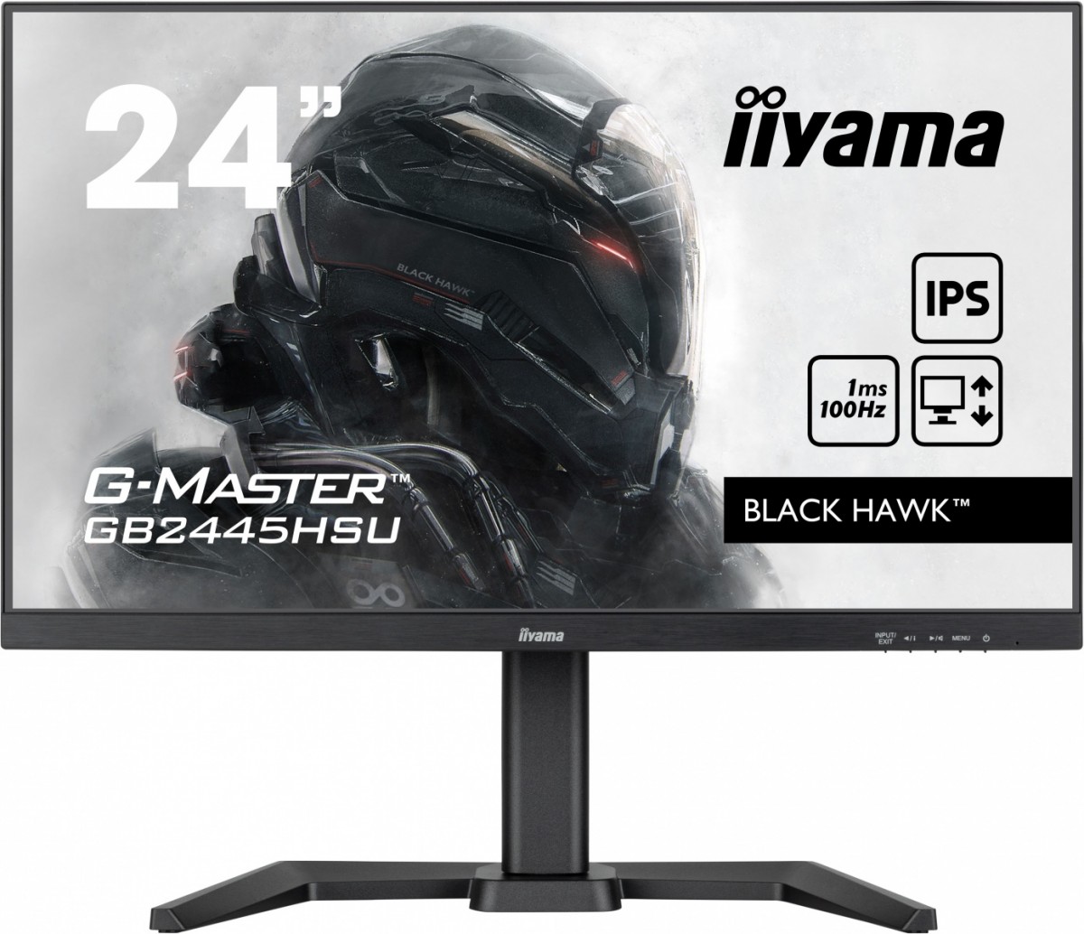 Monitor 23,8" iiyama G-MASTER gaming series GB2445HSU-B1  Black Hawk