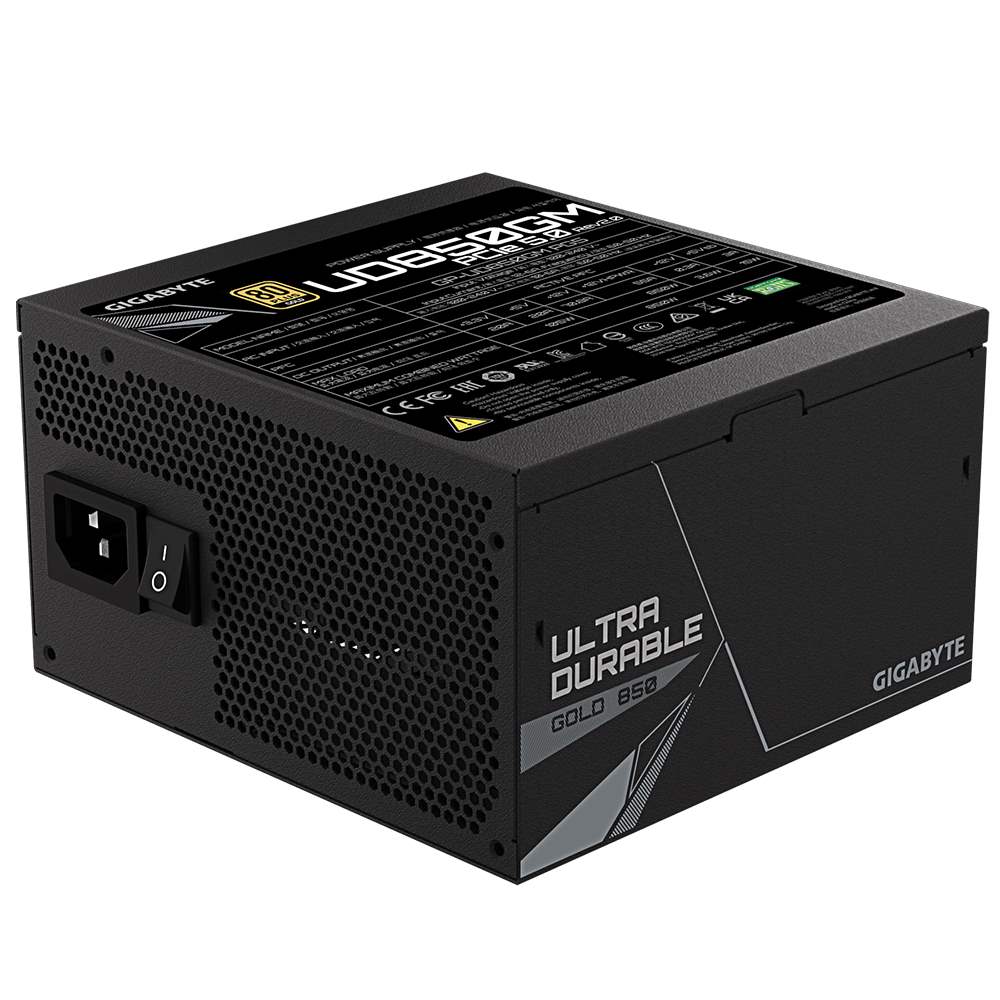 Zasilacz ATX 850W Gigabyte UD850GM PG5 Modularny 80 Plus Gold - obrazek 5