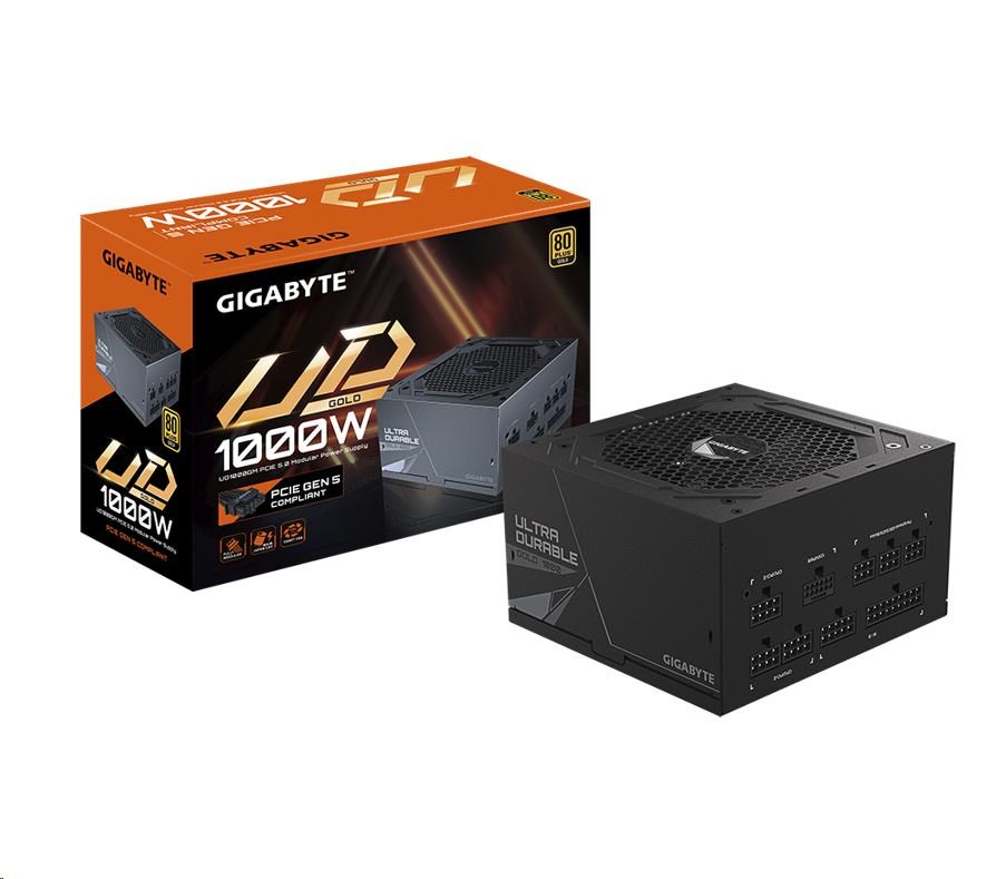 Zasilacz ATX 1000W Gigabyte UD1000GM PG5 Modularny 80 Plus Gold - obrazek 5