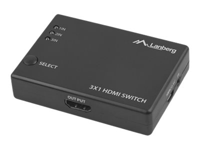 Przełącznik - Switch HDMI 3/1 - 3 nadajniki - 1 odbiornik Lanberg - obrazek 4