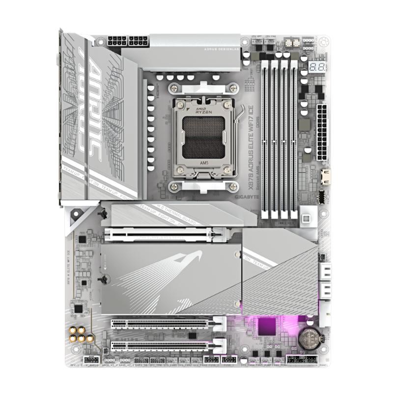 Płyta Socket AM5 Gigabyte X870 AORUS ELITE WIFI7 ICE - obrazek 5