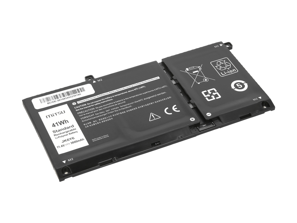 Bateria do laptopa Dell Latitude 15 (3510), Inspiron 13 (7306)  11.4 V  3600 mAh