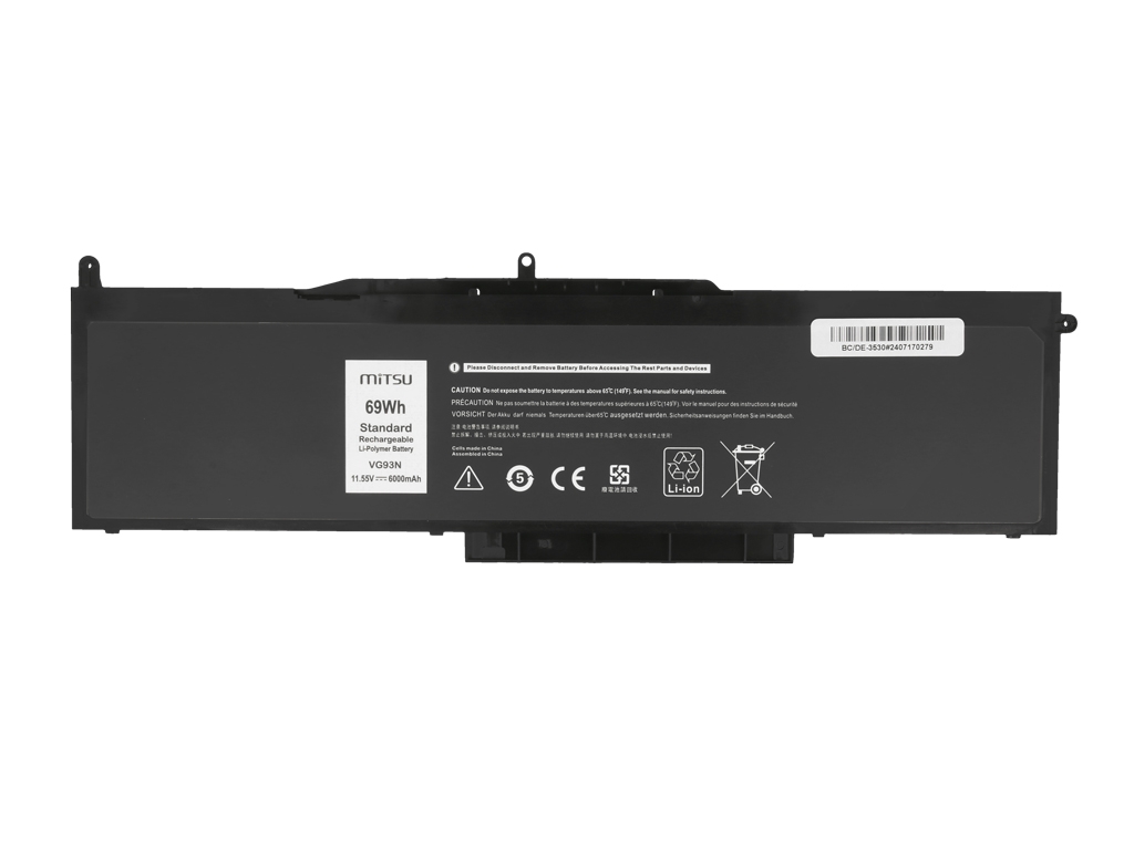 Bateria do laptopa Dell Latitude 15 (5580), Precision 3520, 3530 11.4 V 6000 mAh - obrazek 4