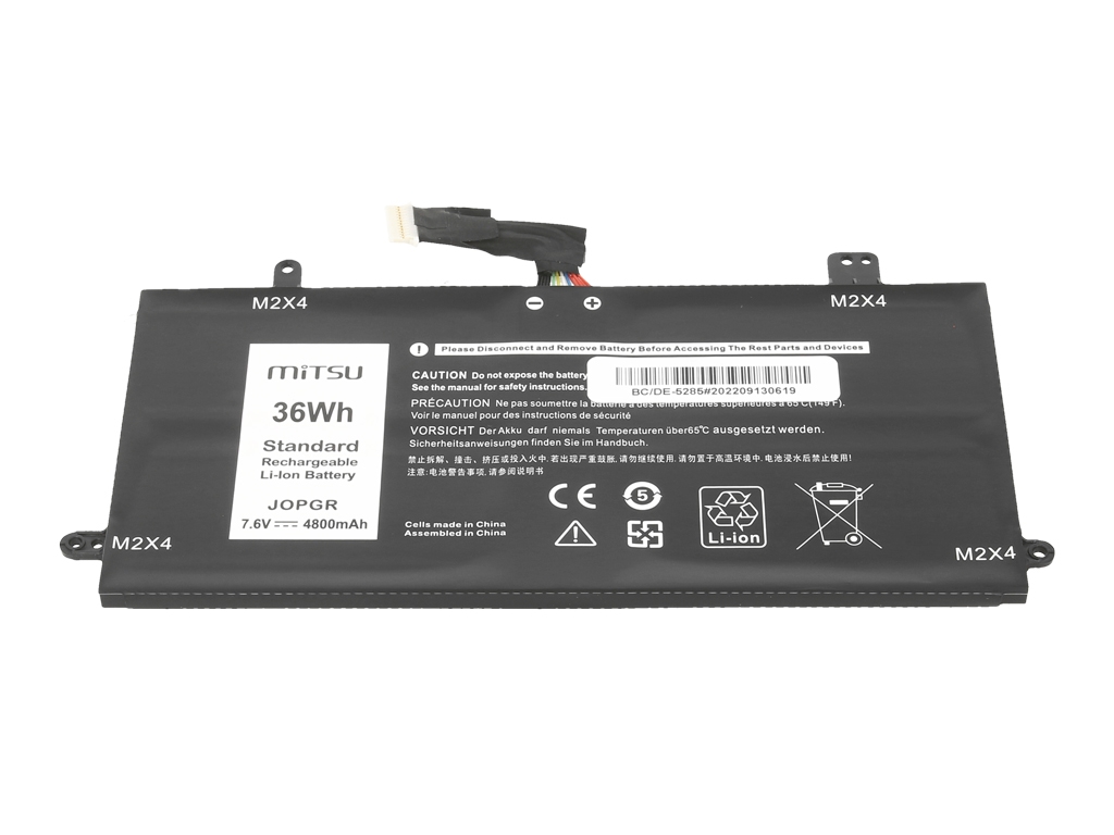 Bateria do laptopa Dell Latitude 12 (5285), 12 (5289) 7.6 V 4800 mAh - obrazek 4