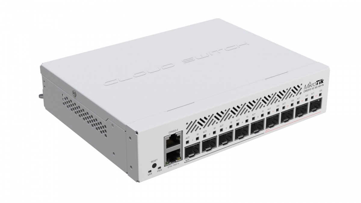 Switch MikroTik Cloud Router Switch CRS310-1G-5S-4S+IN - obrazek 2