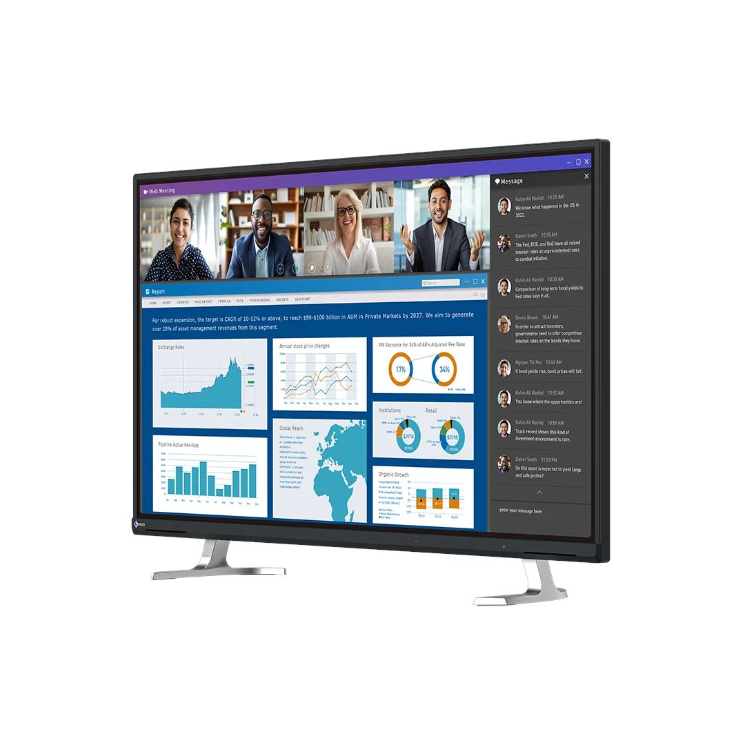 Monitor 42,5" Eizo EV4340X Czarny - obrazek 3