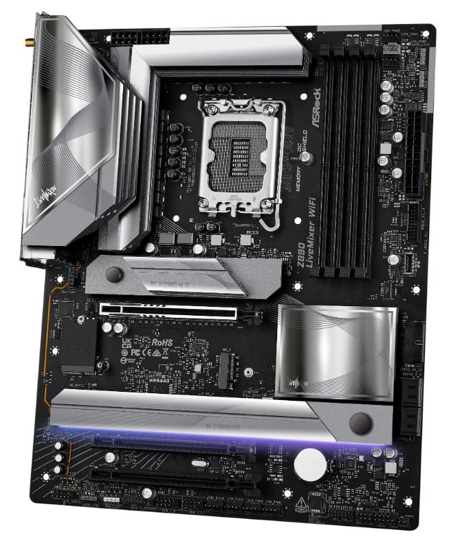 Płyta Socket LGA1851 ASRock Z890 LIVEMIXER WIFI - obrazek 4