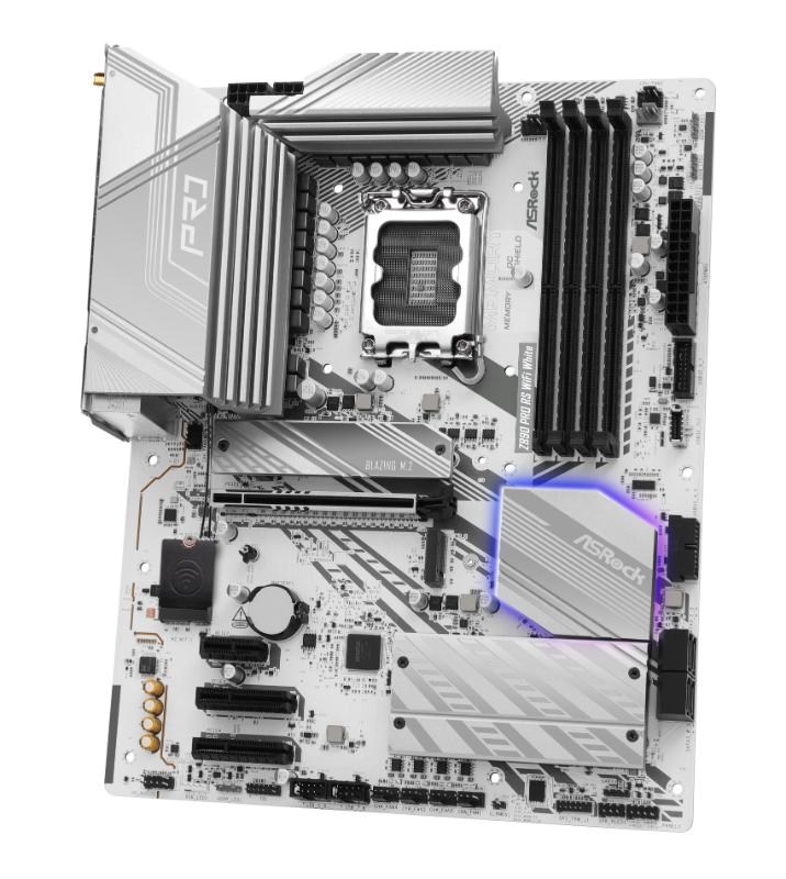 Płyta Socket LGA1851 ASRock Z890 PRO RS WIFI WHITE - obrazek 3
