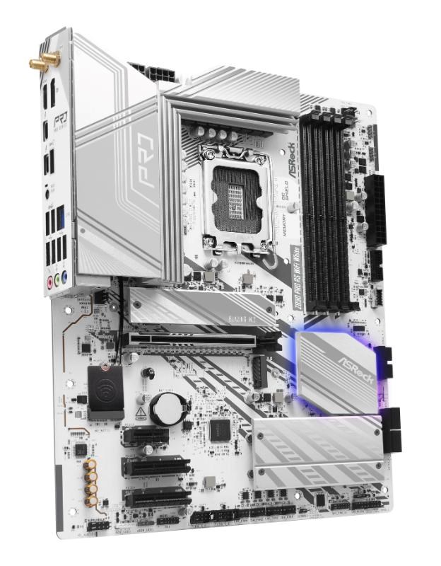 Płyta Socket LGA1851 ASRock Z890 PRO RS WIFI WHITE - obrazek 4