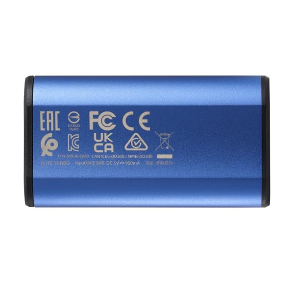 SSD USB 3.2 Type-C USB A 500GB Adata Elite SE880 Niebieski - obrazek 4