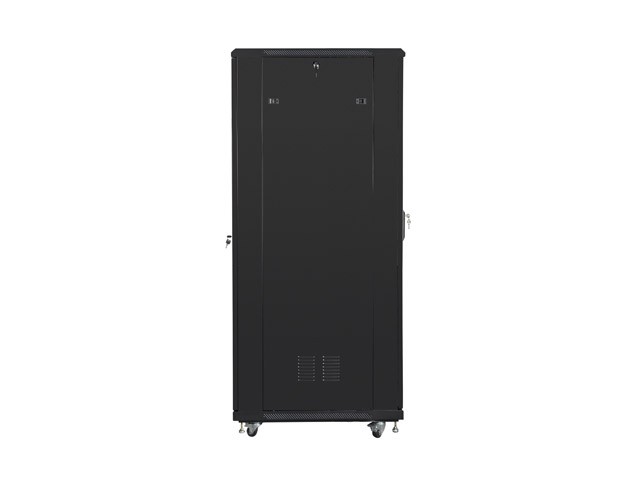 Szafa stojąca rack 19" 47U 800x800mm czarna (drzwi przednie szklane) Lanberg - obrazek 3