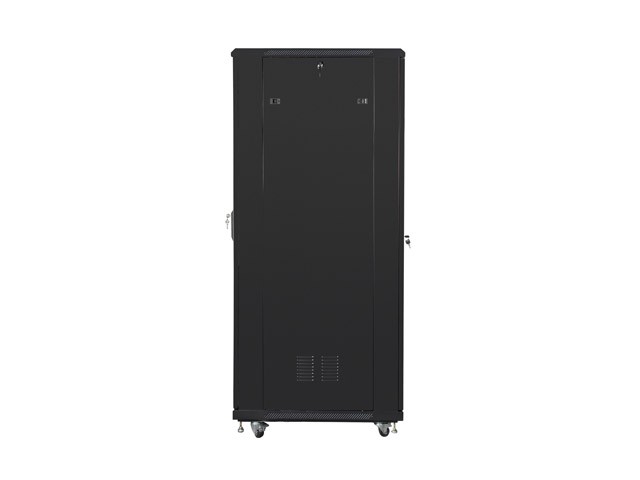 Szafa stojąca rack 19" 47U 800x800mm czarna (drzwi przednie szklane) Lanberg - obrazek 5
