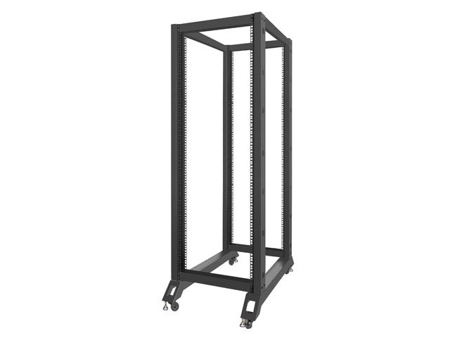 Szafa stojąca Open Rack rack 19'' 42U 600x1000mm Czarna Langberg - obrazek 2