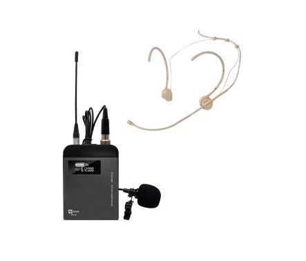 Avtek WM 2B Zestaw bezprzewodowy z dwoma nadajnikami bodypack - obrazek 2