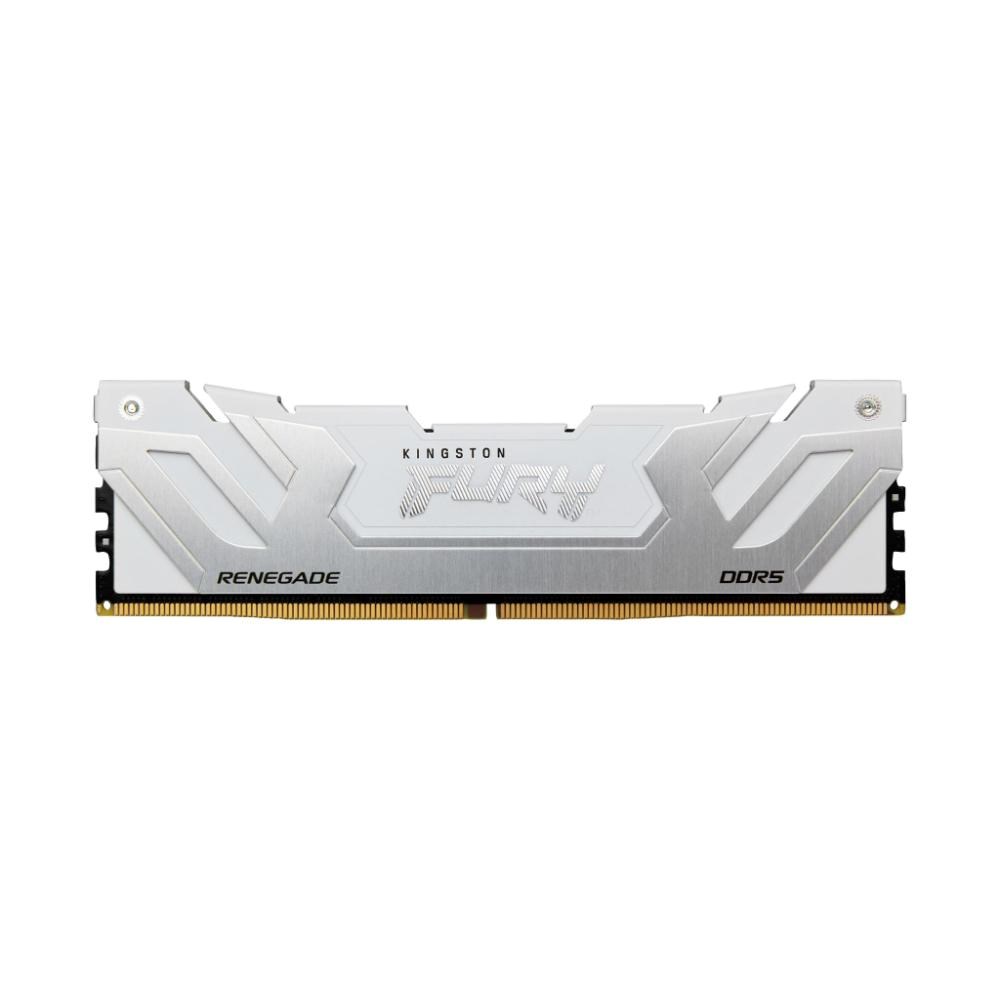 CUDIMM PC-8400 DDR5 24GB Kingston KF584CU40RS-24 Fury Renegade White XMP - obrazek 2