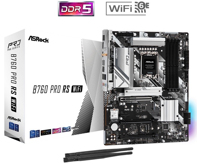 Płyta Socket LGA1700 ASRock B760 PRO RS WIFI