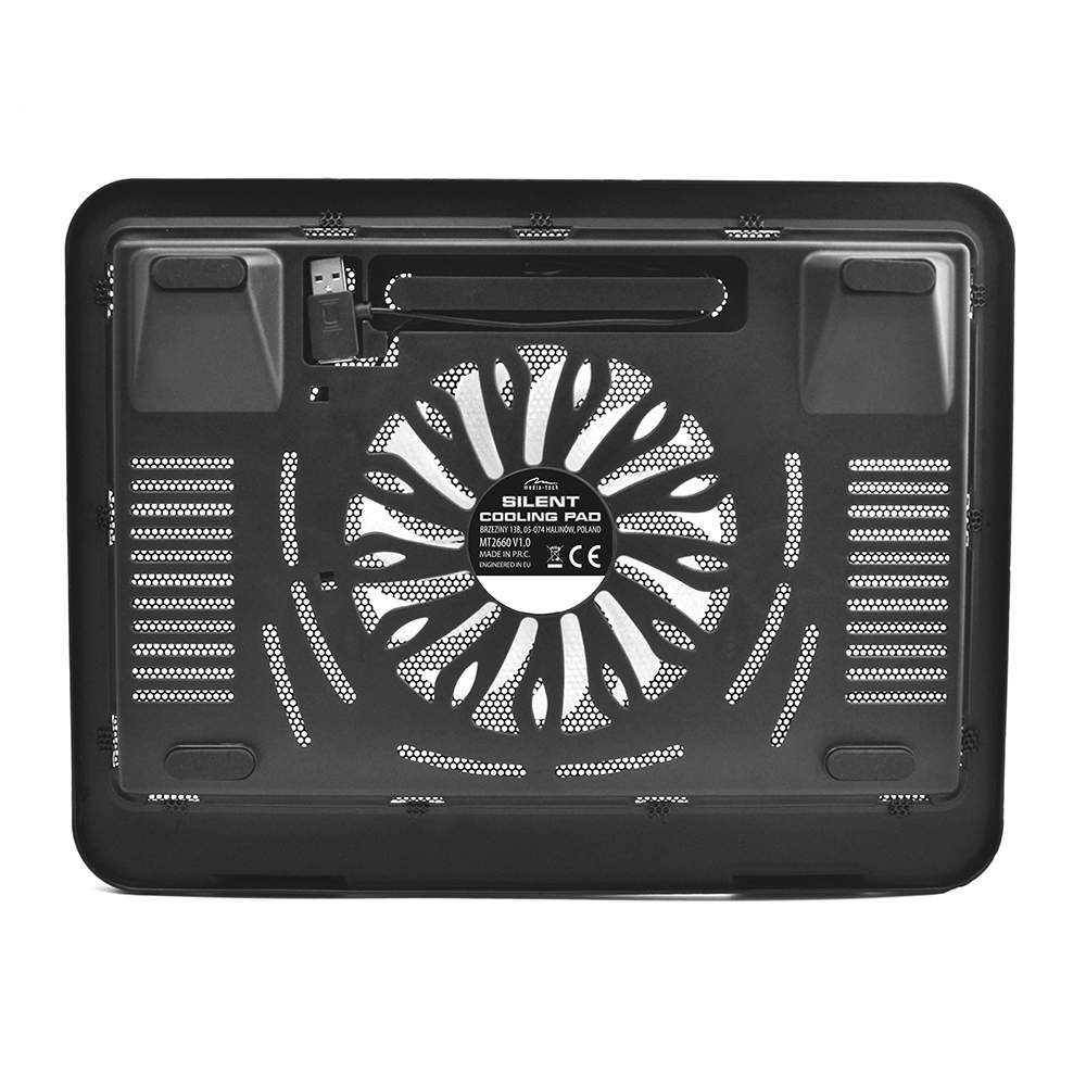Podstawka chłodząca do laptopa 15,6" Media-Tech Silent Cooling Pad - obrazek 3