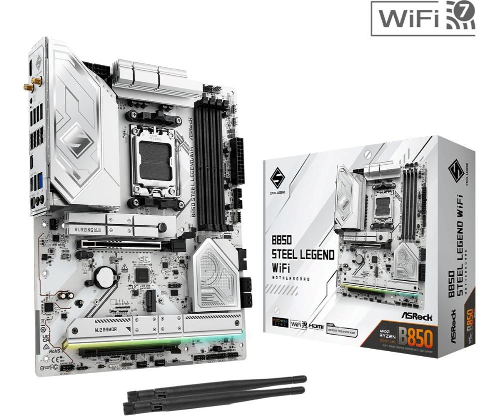 Płyta Socket AM5 ASRock B850 STEEL LEGEND WIFI