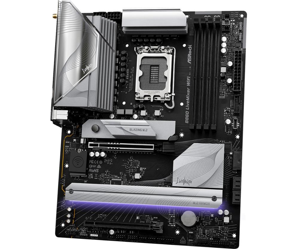 Płyta Socket LGA1851 ASRock B860 LIVEMIXER WIFI - obrazek 3