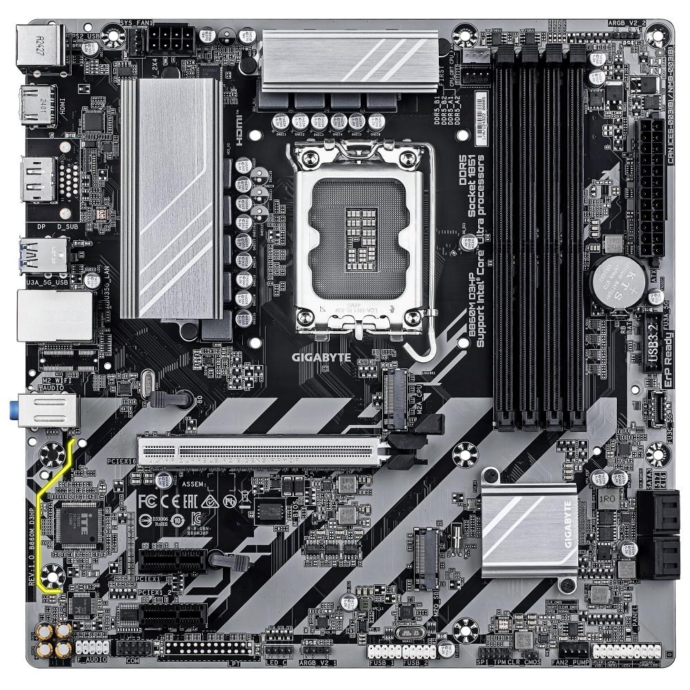 Płyta Socket LGA1851 Gigabyte B860M D3HP - obrazek 4