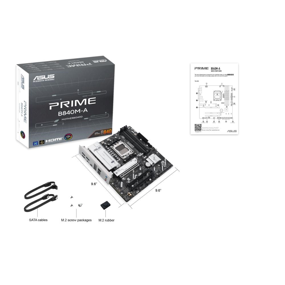 Płyta Socket AM5 Asus PRIME B840M-A-CSM - obrazek 3