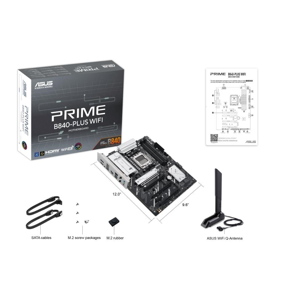 Płyta Socket AM5 Asus PRIME B840-PLUS WIFI - obrazek 4