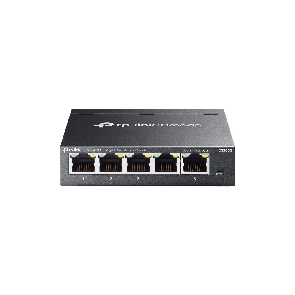 Switch TP-Link ES205G 5x10/100/1000 MB/s Omada Easy Managed - Metalowa obudowa - obrazek 2