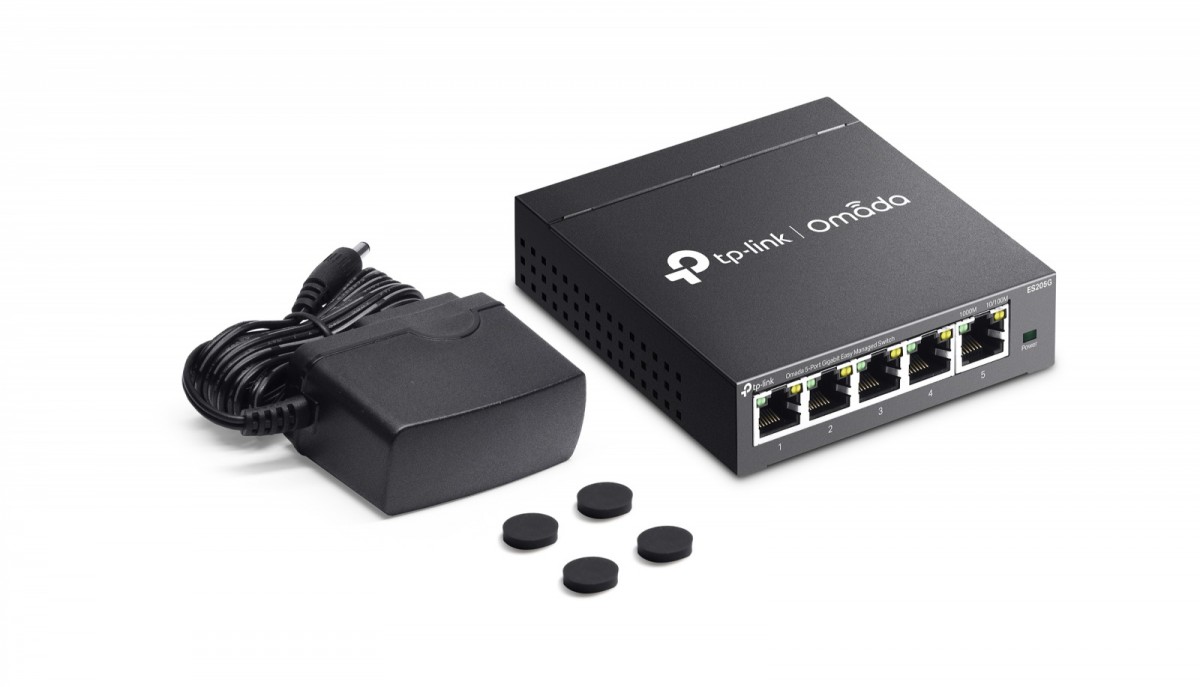 Switch TP-Link ES205G 5x10/100/1000 MB/s Omada Easy Managed - Metalowa obudowa - obrazek 5