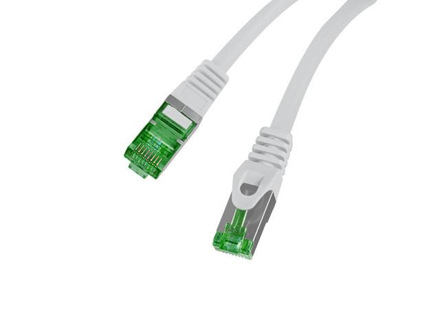 Kabel RJ45/RJ45 10 m Patchcord Kategoria 7 Szary Lanberg S/FTP LSZH - obrazek 2