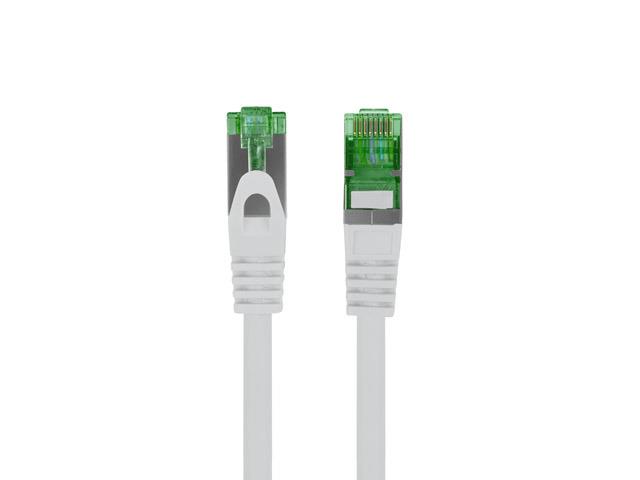 Kabel RJ45/RJ45 10 m Patchcord Kategoria 7 Szary Lanberg S/FTP LSZH - obrazek 3