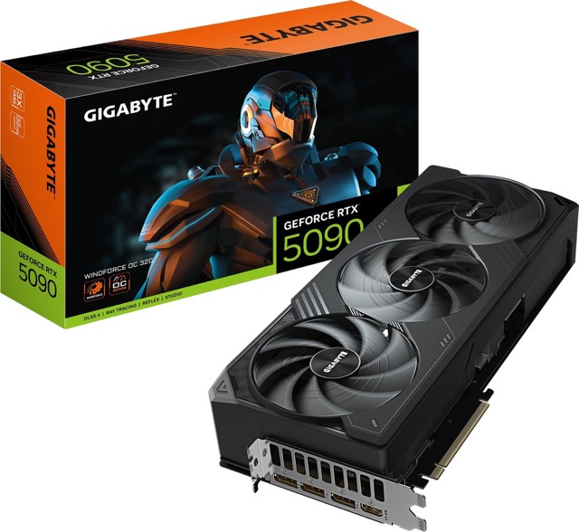 GeForce RTX 5090 32GB Gigabyte Windforce OC